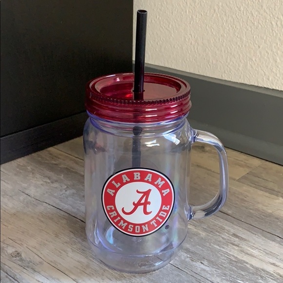 University of Alabama Crimson Tide Insulated Water Cup With Straw - Picture 1 of 7
